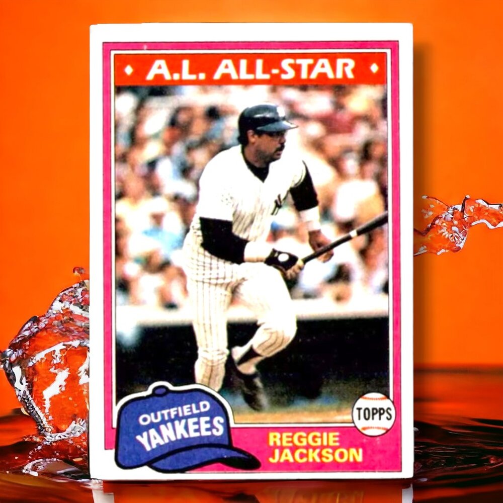 Vintage 1981 Topps #400 Reggie Jackson HOF AS EXMT